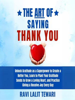 cover image of The Art of Saying Thank You
